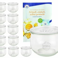 Null 6er Set Weck Gläser 580ml Tulpengläser 1/2L Mit 6 Glasdeckeln, 6 Einkochringen Und 12 Klammern Inkl. Gelierzauber Rezeptheft Von Diamantzucker -Null Shop 0699db04 b903 4dd7 b295 357d53be5af3 2 scaled
