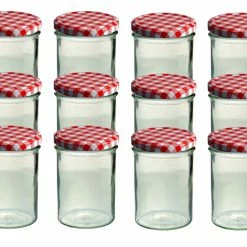 Null CAPCRO 25er Set Sturzglas 230 Ml Marmeladenglas Einmachglas Einweckglas To 82 Rot Karierter Deckel -Null Shop 07a42a1a 5dc4 4c48 8425 51af4489e548 scaled