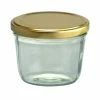 Null 100er Set Sturzglas 230 Ml Marmeladenglas Einmachglas Einweckglas To 82 Goldener Deckel Incl. Diamant-Zucker Gelierzauber Rezeptheft