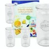 Null 6er Set Weck Gläser 1590ml Zylindergläser, 1,5L Sturzgläser Mit 6 Glasdeckeln Inkl. Gelierzauber Rezeptheft Von Diamantzucker -Null Shop 45ae3e11 469a 459c 8608 338376488d64 scaled