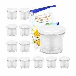 Null 100er Set Sturzglas 125 Ml Marmeladenglas Einmachglas Einweckglas To 66 Obst Dekor Deckel Incl. Diamant-Zucker Gelierzauber Rezeptheft -Null Shop 619718ae f8f4 4983 8e23 f04dccf5bc68 scaled