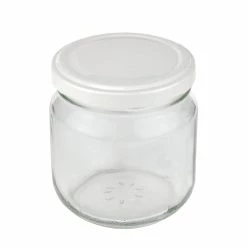 Null 50er Set Rundglas 212 Ml Nieder To 66 Weißer Deckel Incl. Diamant Gelierzauber Rezeptheft