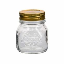 Null Einmachglas Original Quattro Stagioni 0,15L Incl. Bormioli Rezeptheft