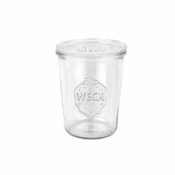 Null 9er Set Weck Gläser 850ml, 3/4L Sturzgläser Mit 9 Glasdeckeln Inkl. Gelierzauber Rezeptheft Von Diamantzucker