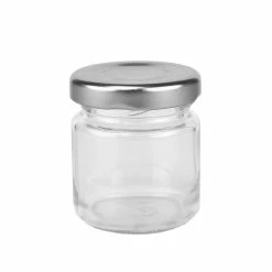 Null 100er Set Sturzglas 53 Ml To 43 Silberner Deckel Incl. Diamant Gelierzauber Rezeptheft