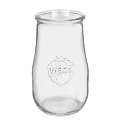 Null Weck Glas 2700ml Tulpenglas, 2,5L Sturzglas Inkl. Gelierzauber Rezeptheft Von Diamantzucker