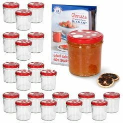 Null 20er Set Sturzgläser 350 Ml Marmeladengläser Einmachgläser Einweckgläser To 82 Holzdekor Deckel + Rezeptheft -Null Shop 4b3fb588 7ada 45dc 98f9 4678f0ee3350 scaled